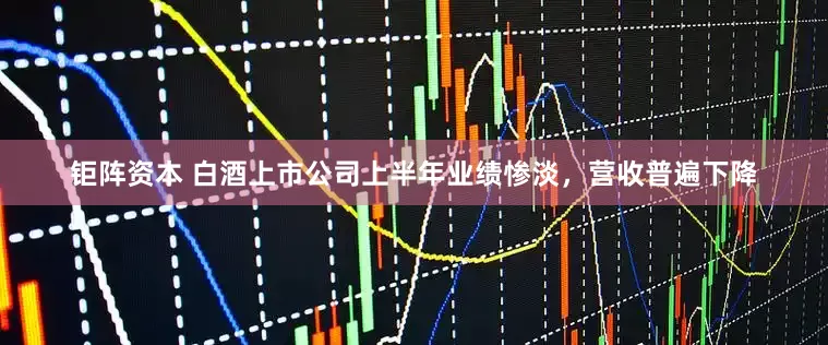 钜阵资本 白酒上市公司上半年业绩惨淡，营收普遍下降