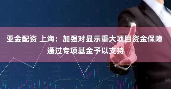 亚金配资 上海：加强对显示重大项目资金保障 通过专项基金予以支持