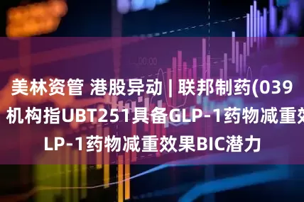 美林资管 港股异动 | 联邦制药(03933)涨超8% 机构指UBT251具备GLP-1药物减重效果BIC潜力