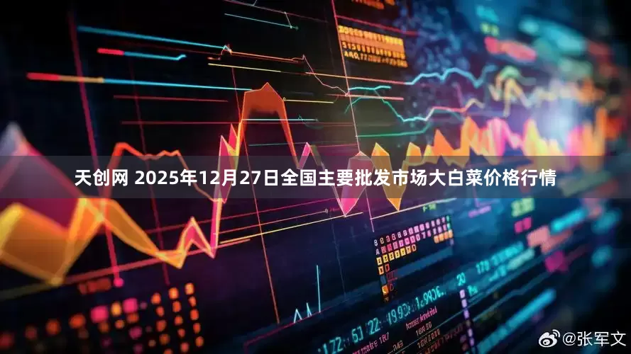 天创网 2025年12月27日全国主要批发市场大白菜价格行情